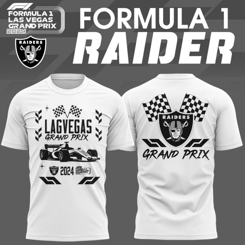 Las Vegas Raiders x Formula 1 Grand Prix 2024 Premium Tee
