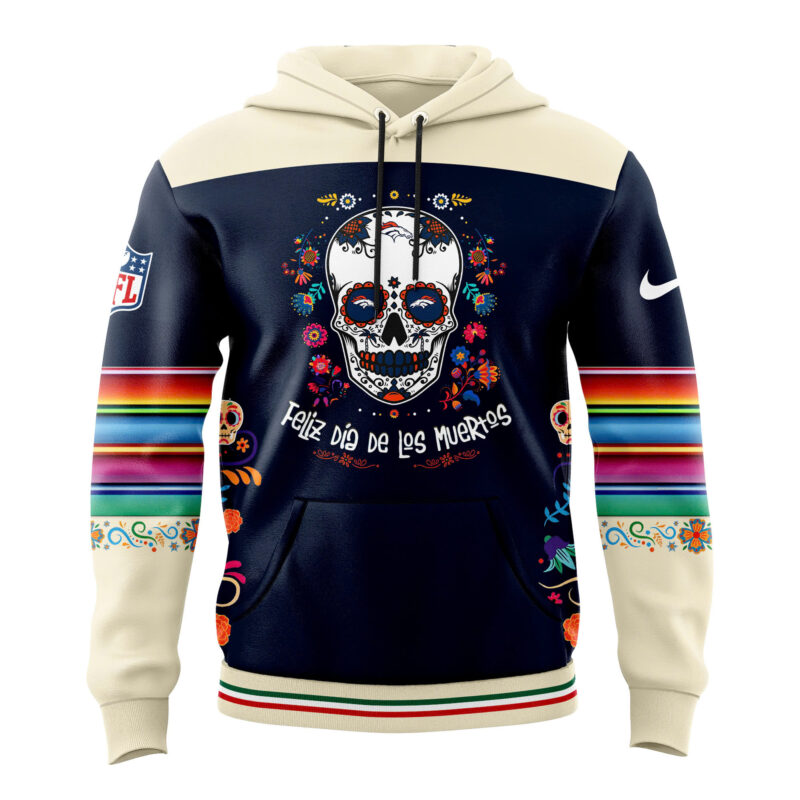Men's Nike Denver Broncos 2024 NFL Dia De Los Muertos Premium Limited Pullover Hoodie - Image 2