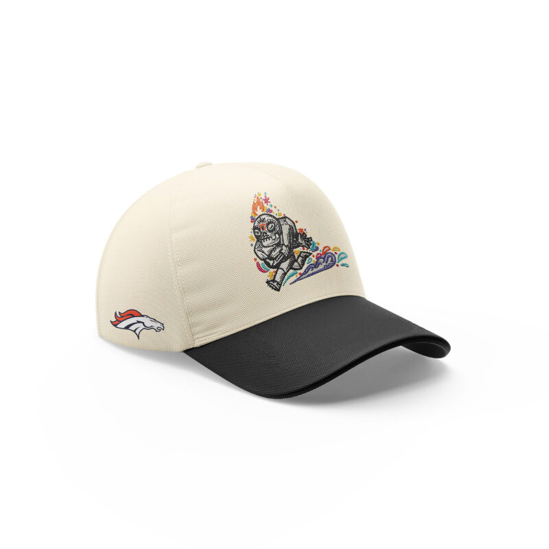 Denver Broncos 2024 NFL Dia De Los Muertos Premium Cap - Image 2