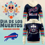 Men's Nike Buffalo Bills 2024 NFL Dia De Los Muertos Premium Limited Pullover Hoodie
