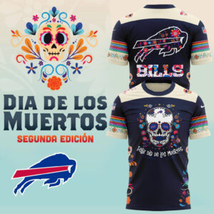 Buffalo Bills 2024 NFL Dia De Los Muertos Premium Limited Tee
