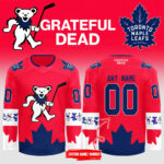 2024 Toronto Maple Leafs x Grateful Dead Night 2024 Personalized Jersey