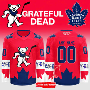2024 Toronto Maple Leafs x Grateful Dead Night 2024 Personalized Jersey