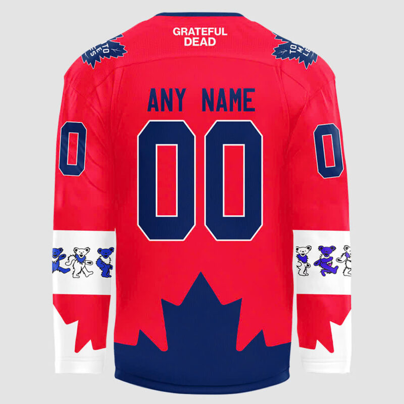 2024 Toronto Maple Leafs x Grateful Dead Night 2024 Personalized Jersey - Image 3