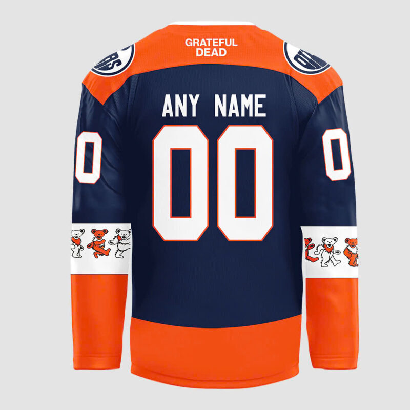 2024 Edmonton Oilers x Grateful Dead Night 2024 Personalized Jersey - Image 3