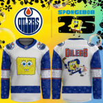 2024 Edmonton Oilers x Spongebob 25th Anniversary Jersey