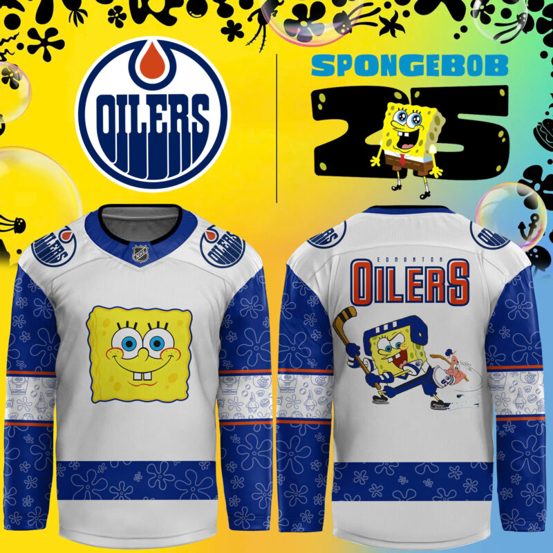 2024 Edmonton Oilers x Spongebob 25th Anniversary Jersey