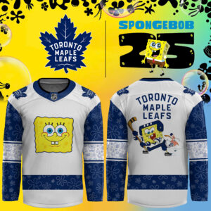 2024 Toronto Maple Leafs x Spongebob 25th Anniversary Jersey