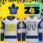 2024 Toronto Maple Leafs x Spongebob 25th Anniversary Exclusive Personalized Jersey