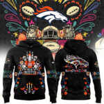 Men's Nike Denver Broncos 2024 NFL Dia De Los Muertos Premium Limited Pullover Hoodie V2