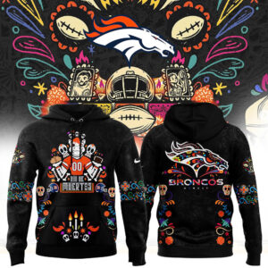 Men's Nike Denver Broncos 2024 NFL Dia De Los Muertos Premium Limited Pullover Hoodie V2