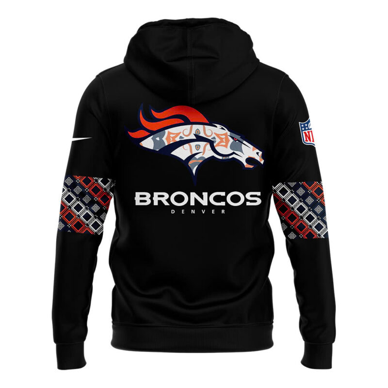 Men's Nike Denver Broncos 2024 Native American Heritage Month Premium Limited Pullover Hoodie - Image 3