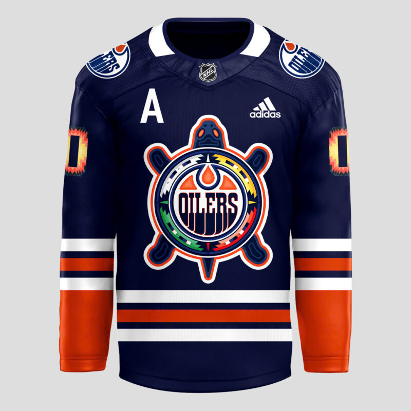 Edmonton Oilers x Indigenous Celebration 2024 Personalized Jersey - Image 2