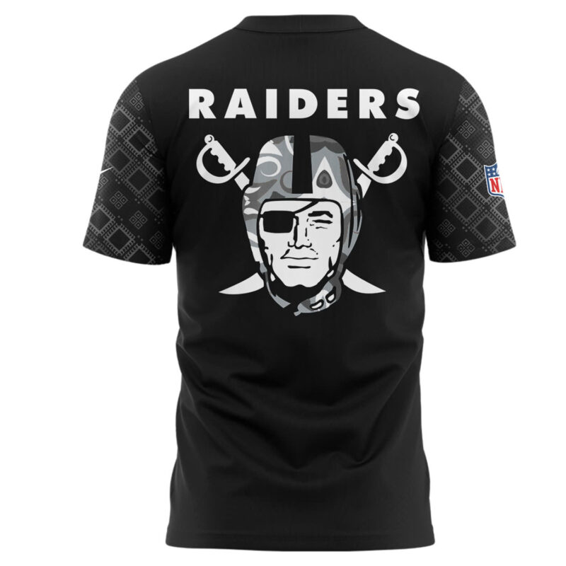 Las Vegas Raiders NFL 2024 Native American Heritage Month Premium Limited Tee - Image 3