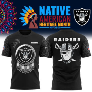Las Vegas Raiders NFL 2024 Native American Heritage Month Premium Limited Tee