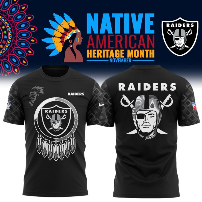 Las Vegas Raiders NFL 2024 Native American Heritage Month Premium Limited Tee