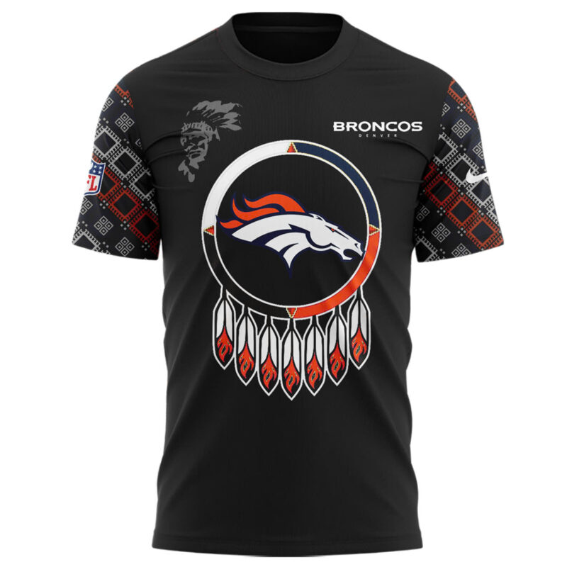 Denver Broncos NFL 2024 Native American Heritage Month Premium Limited Tee - Image 2