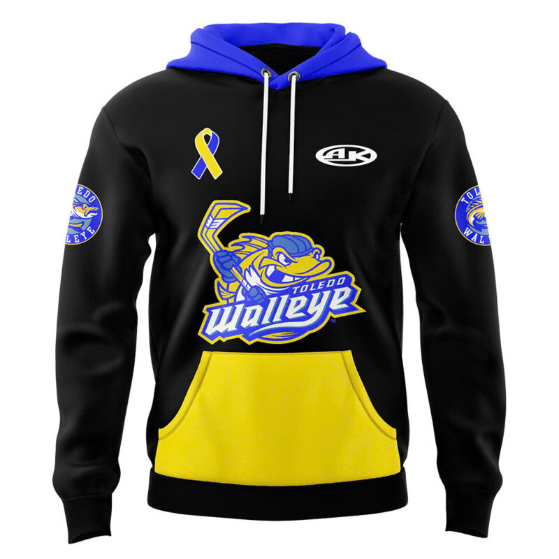 Toledo Walleye x Down Syndrome 2024 Pullover Hoodie - Image 2