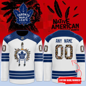 Toronto Maple Leafs 2024 NHL Native American Heritage Month Premium Limited Jersey