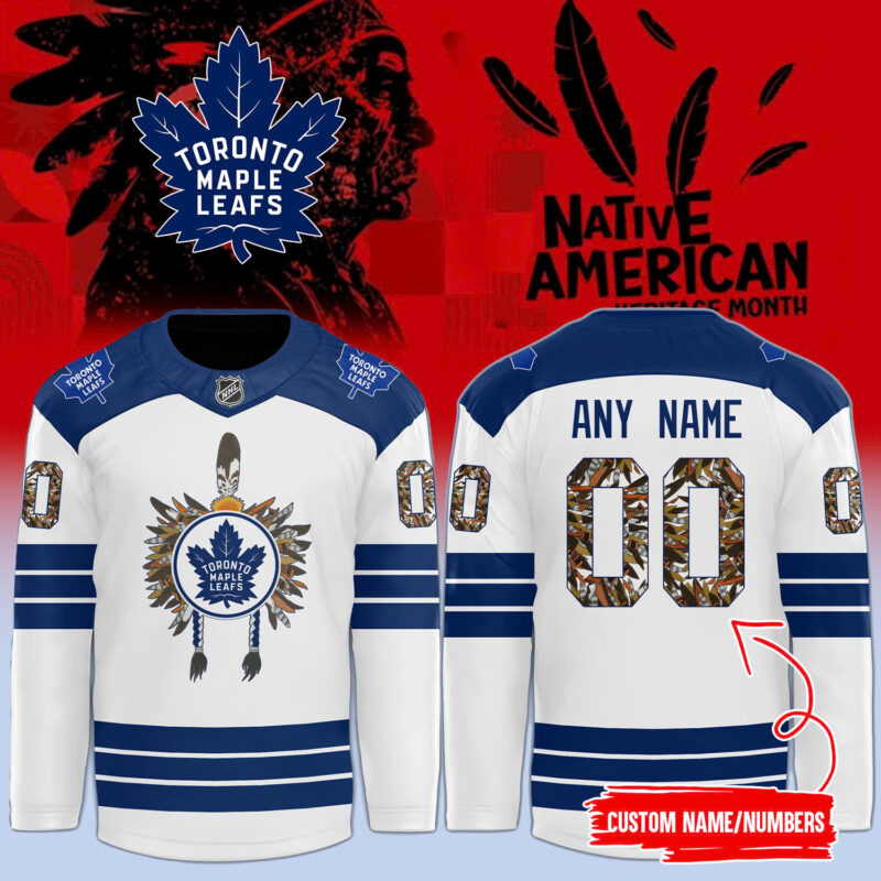 Toronto Maple Leafs 2024 NHL Native American Heritage Month Premium Limited Jersey