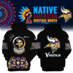 Women’s Nike Minnesota Vikings NFL 2024 Native American Heritage Month Premium Limited Pullover Hoodie