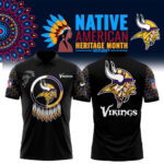 Minnesota Vikings NFL 2024 Native AmeriQNn Heritage Month Premium Limited Polo