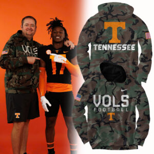Limited Tennessee Football Nike Camo 2024 Salute to Service Club Fleece Pullover Hooded