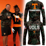 Tennessee Football Nike Camo 2024 Salute to Service Long Shirt