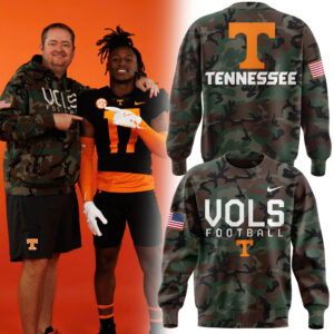 Tennessee Football Nike Camo 2024 Salute to Service Sweatshirt