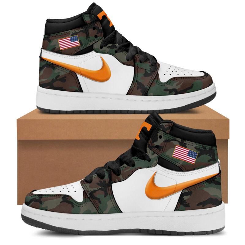Limited Tennessee Football Nike Camo 2024 Salute to Service Shoes
