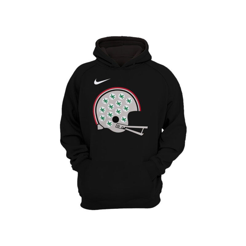 Unisex's Ohio State Buckeyes Nike Raglan Hoodie - Image 2