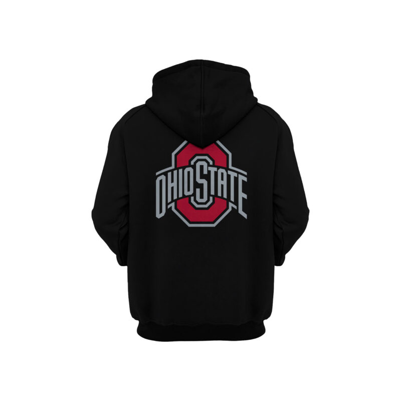Unisex's Ohio State Buckeyes Nike Raglan Hoodie - Image 3