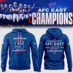 Buffalo Bills 5 Straight AFC East Division Champions Premium Limited Pullover Hoodie