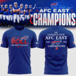 Buffalo Bills Nike 2024 AFC East Division Champions Locker Room Trophy Tee