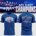 Buffalo Bills 2024 AFC East Division Champions Tee