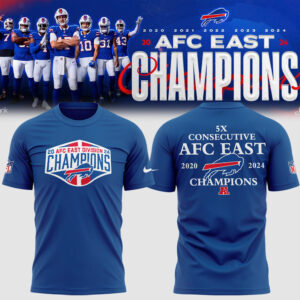 Buffalo Bills 2024 AFC East Division Champions Tee