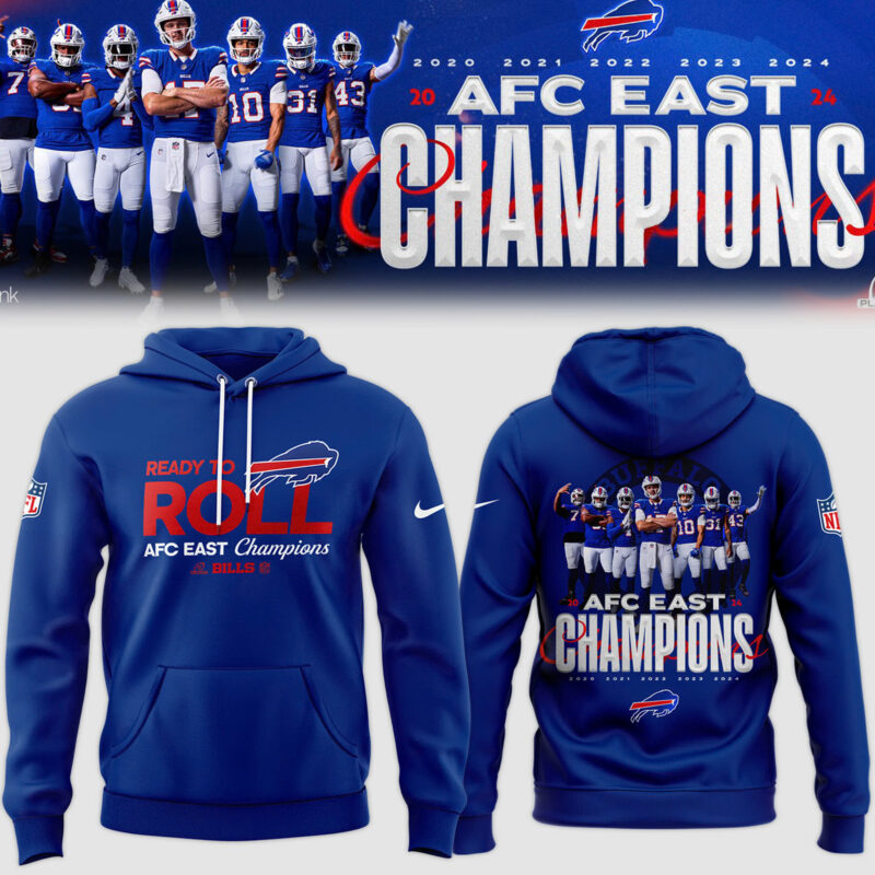 Buffalo Bills Nike 2024 AFC East Division Champions Hoodie