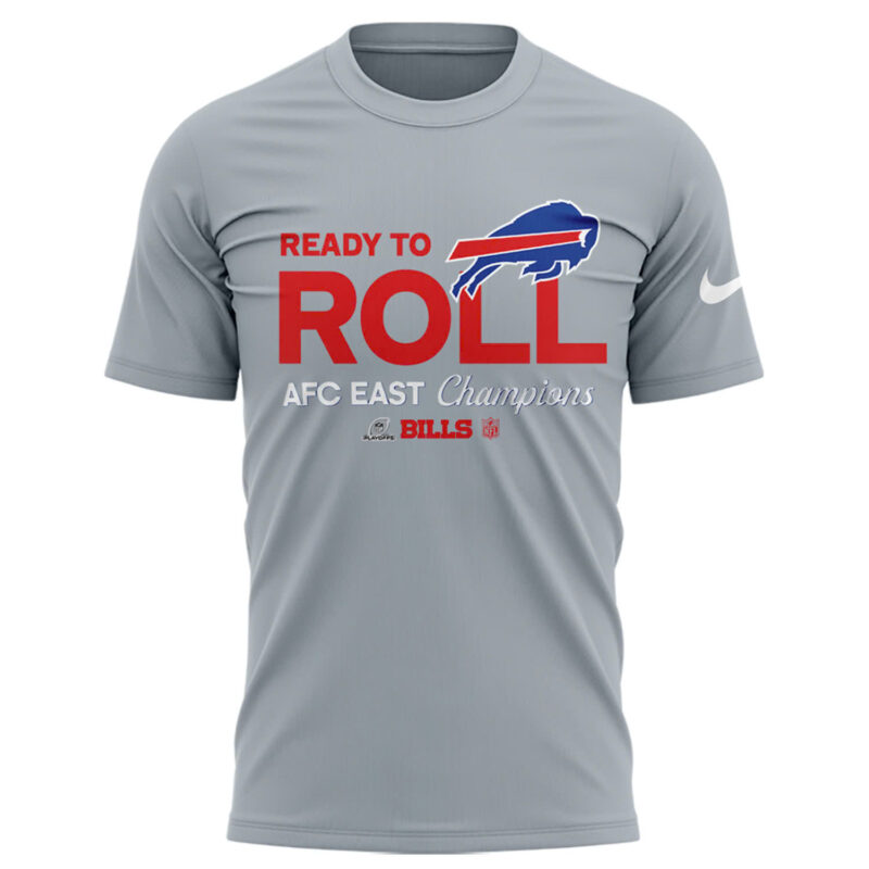 Buffalo Bills Nike 2024 AFC East Division Champions Locker Room Trophy Collection Tee (Blue, Red, Gray, Black) - Image 11