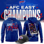 Buffalo Bills Nike 2024 AFC East Division Champions Premium Limited Pullover Hoodie V6