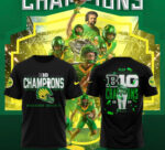 Oregon Ducks 2024 Big Ten Football Conference Champions Tshirt