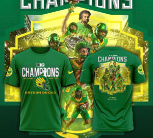 Oregon Ducks 2024 Big Ten Football Conference Champions Tshirt