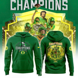 Oregon Ducks 2024 Big Ten Football Conference Champions Hoodie