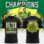 Oregon Ducks 2024 Big Ten Football Conference Champions Locker Room Special Premium Limited Tee