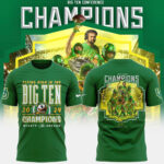 Oregon Ducks 2024 Big Ten Football Conference Champions Locker Room Special Premium Limited Tee