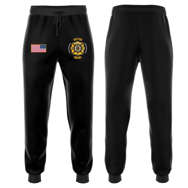 Boston Bruins x 2024 Firefighter Appreciation Night Premium Limited Waffle Hoodie - Image 6