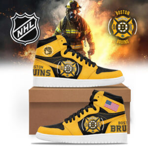 Boston Bruins x 2024 Military Appreciation Nigh Premium Limited Shoes