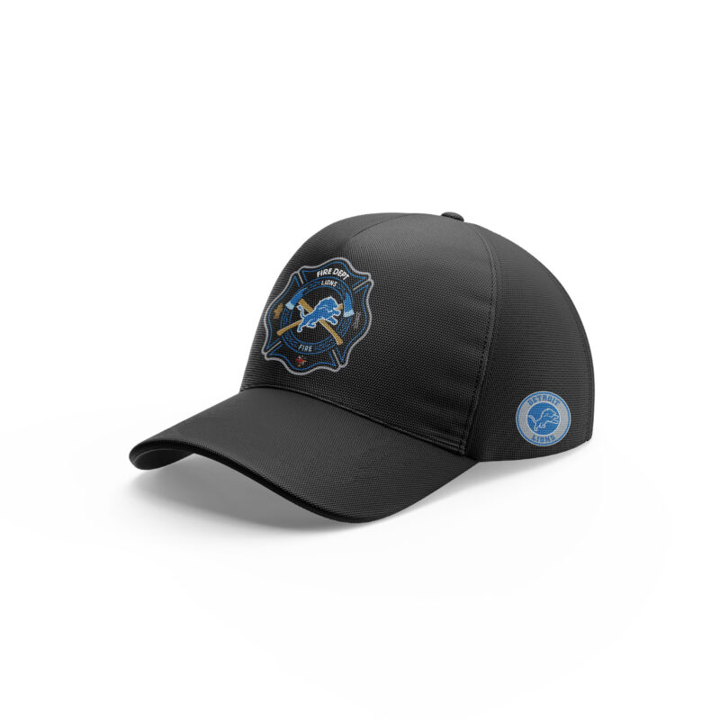 Unisex's Detroit Lions x 2024 Firefighter Appreciation Night Premium Limited Pullover Zip Hoodie - Image 6
