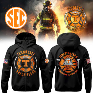 Tennessee Volunteers Football x 2024 Firefighter Appreciation Night Premium Limited Pullover Wind Jacket