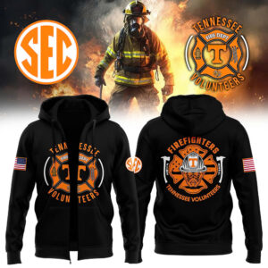 Tennessee Volunteers Football x 2024 Firefighter Appreciation Night Premium Limited Pullover Zip Hoodie