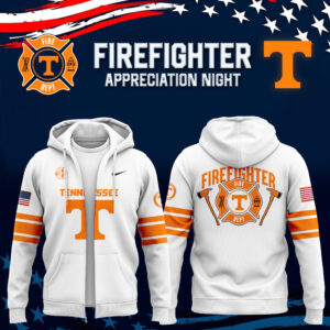 Tennessee Volunteers Football x 2024 Firefighter Appreciation Night Premium Limited Pullover Zip Hoodie